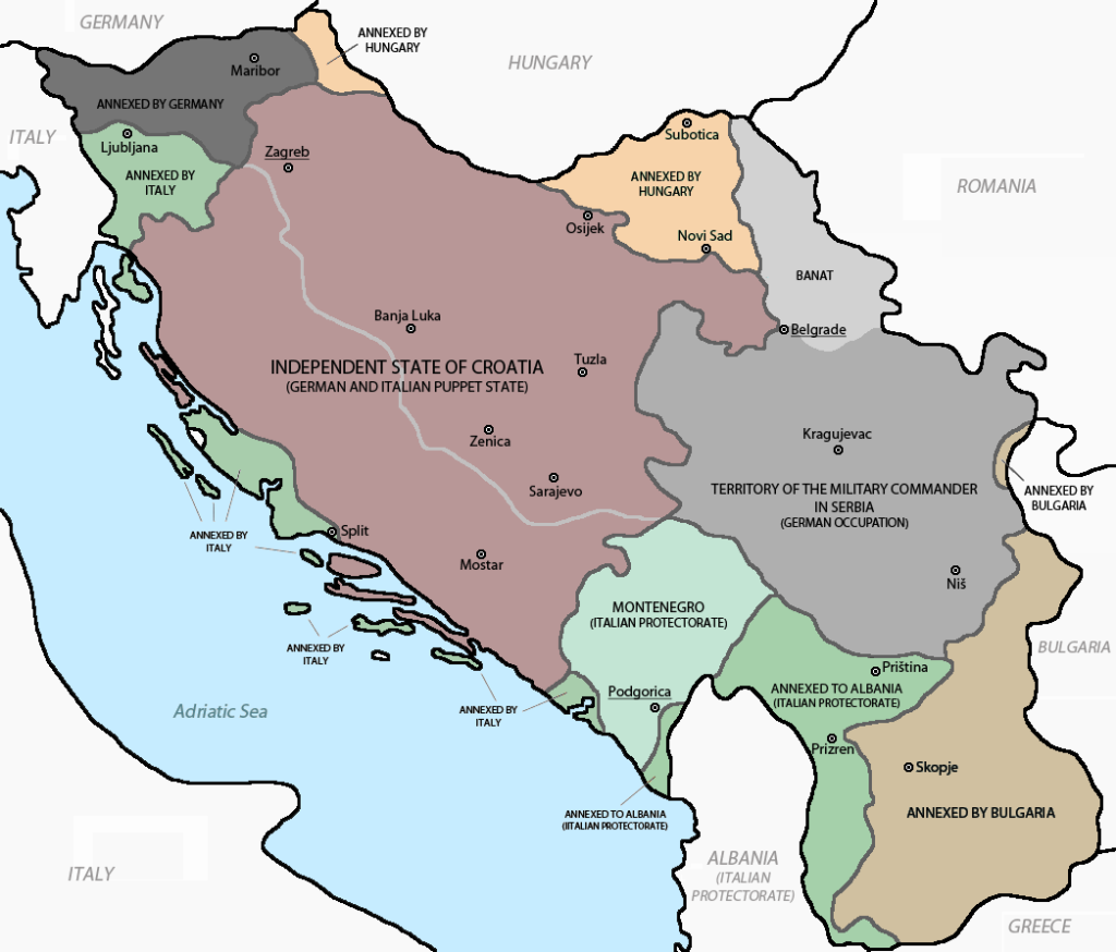 Montenegro tijdens de Tweede Wereldoorlog