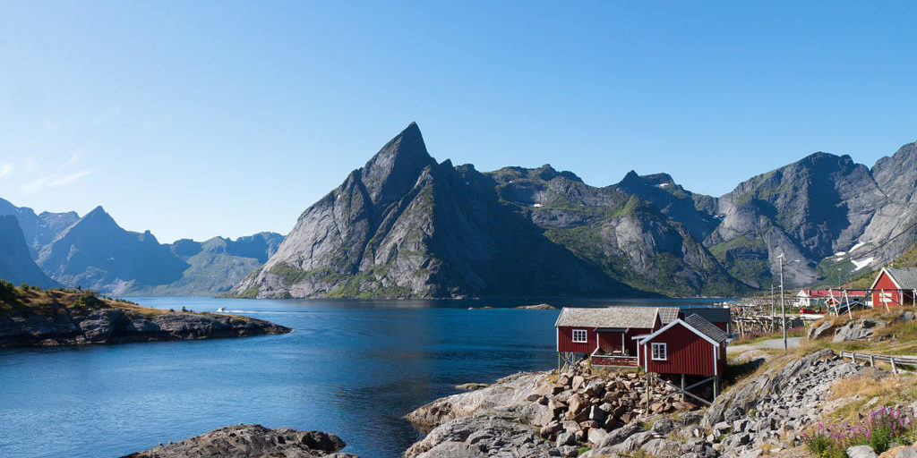 1280px Hamnøya, Olstinden And Reinefjorden
